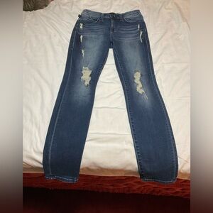Rock & Republic Berlin distressed skinny jeans size 8